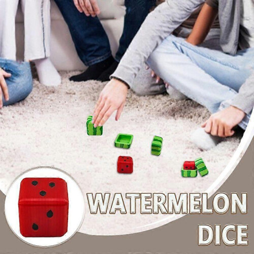 Watermelon Dice: A fun and relaxing dice toy perfect for summer. 1