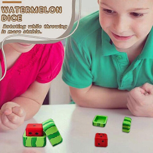 Watermelon Dice: A fun and relaxing dice toy perfect for summer. 2