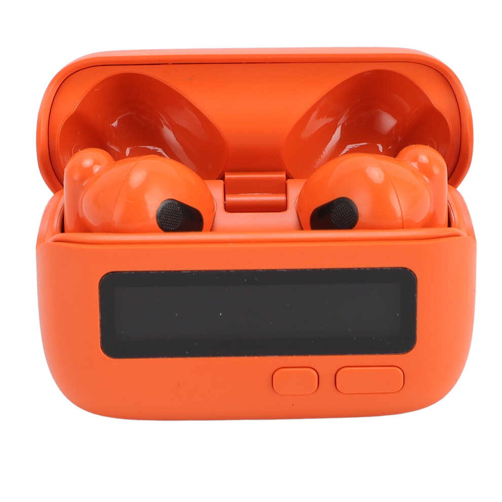 Wireless Bluetooth 5.2 Earbuds With Enc Noise Cancelling, Portable Charging Case, 30Mah Each, Orange 8431383358310