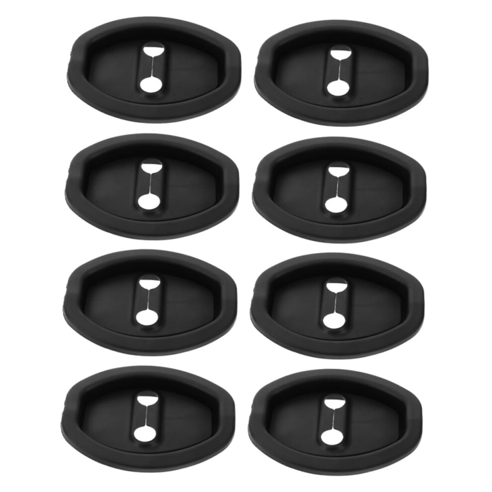 8Pcs Silicone Car Door Latch Protector Pads Scratch Resistant Shock Absorbing Universal Fit 9053599124337