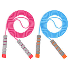 Flintronic Skipping Ropes for Children 2 Pack Adjustable Jumping Rope for Kids 26m Skipping Rope with SkinFriendly Foam Handles Soft Jump Rope for G