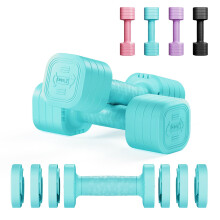 Dripex Adjustable Dumbbells Weight Set 25kg 5kg 10kg Dumbbell Pair 4in1 Weight Dumbbells Set Women Men with NonSlip Handle Home Gym Fitness25kgX2