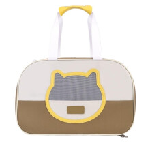 Fashionable Cat Bag for Going Out, Portable Crossbody Bag for Pets, Breathable Travel Carrier for Cats, Portable Cat Carrier.
