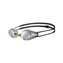 ARENA 1E56015 Unisex Swimming Goggles One Size Junior Swimming Goggles Unisex One Size Silver White Silicone Silver Black