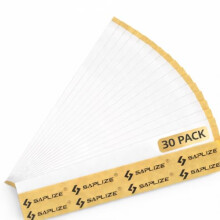 SAPLIZE Golf Grip Tape 2 x 10 Solvent Activated Double Sided Adhesive Strips for Regripping Golf Clubs Wood Hybrid Iron Wedge Putter Easy to Peel P