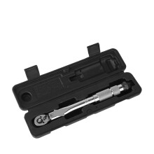 Micrometer Gauge 525 N.m Adjustable Torque Wrench For Car And Motorbike 1/4 Inch Drive With 3/8 Inch Adapter 800 g
