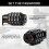 Helmet Lock with 4Digit Combination Code, AntiTheft for Motorcycle/Bicycle Helmet, Black 4