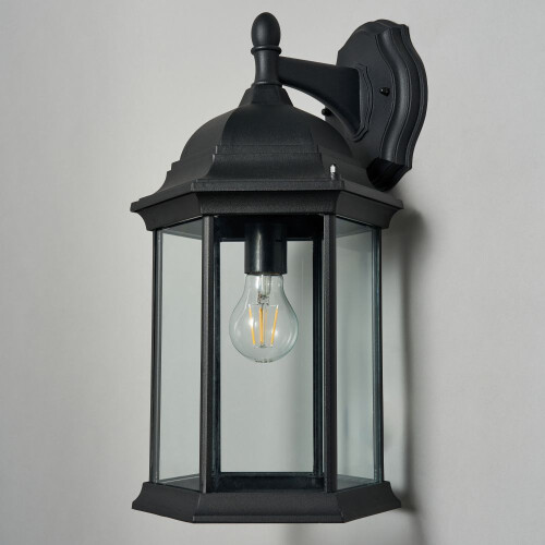 Litecraft Cameron Large Outdoor Lantern, Black 2