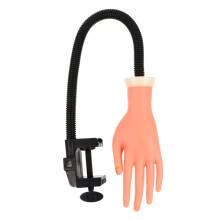 Practice Nail Hand with Flexible Movable Joints, Realistic Reusable Mannequin for Manicure Training