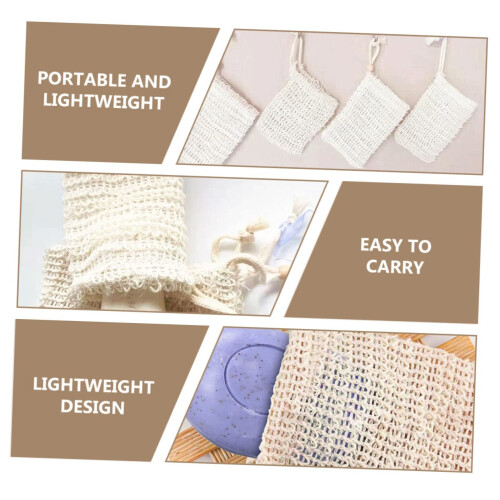 20pcs Exfoliating Soap Saver Bag with Drawstring Mesh for Rich Foam and Quick Drying 1
