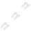 3Pcs Kids' Double-Light Transparent Hand-Held Magnifier Lightweight 5