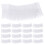 160Pcs White Nonwoven Luggage Wheel Covers Dustproof Durable Protector 1