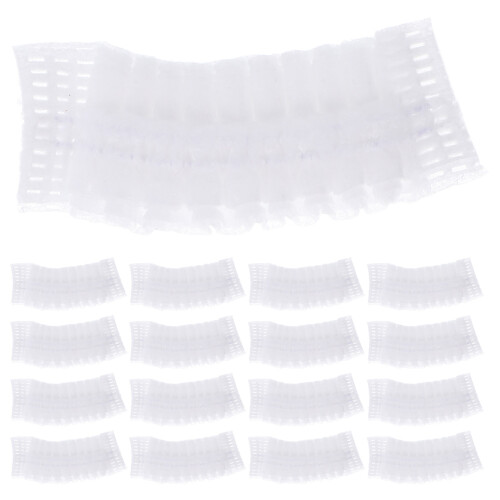 160Pcs White Nonwoven Luggage Wheel Covers Dustproof Durable Protector