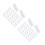 160Pcs White Nonwoven Luggage Wheel Covers Dustproof Durable Protector 9