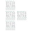24Sets Waterproof White Reflective Numbers for Mailbox and Trash Can 8