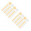 120Pcs Blank Acrylic Circle Drink Labels Secure Wine and Cocktail Tags 8