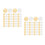 120Pcs Blank Acrylic Circle Drink Labels Secure Wine and Cocktail Tags 5