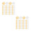 120Pcs Blank Acrylic Circle Drink Labels Secure Wine and Cocktail Tags 10
