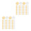 120Pcs Blank Acrylic Circle Drink Labels Secure Wine and Cocktail Tags 6