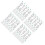 24Sets Waterproof White Reflective Numbers for Mailbox and Trash Can 5