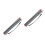 2Pièces Tube Document Plastique Argenté, Ajustable Portable 8