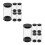 10Pcs Clear Plastic Golf Ball Case Portable Storage and Display Box 6