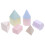 32Pcs Multi Color Plastic Geometric Solids for Kids Light Table Toy 3