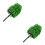 2Pcs Lightweight Green Plastic Model Trees for Architecture and Crafts 10