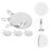 48Pcs Durable Steel Targets for Training Kids Hanging Silver 11