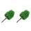 2Pcs Lightweight Green Plastic Model Trees for Architecture and Crafts 7