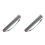 2Pièces Tube Document Plastique Argenté, Ajustable Portable 6
