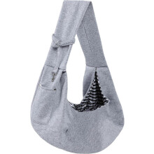 Dog Carrier Sling - Reversible Puppy Carrier Purse with Storage Pocket, Hand-Free Dog Slin