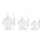 48Pcs Durable Steel Targets for Training Kids Hanging Silver 10