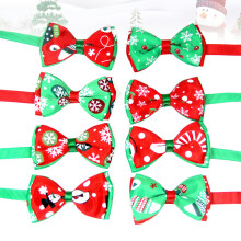 16Pcs Green Pet Costume Bow Ties Adjustable Durable Collars