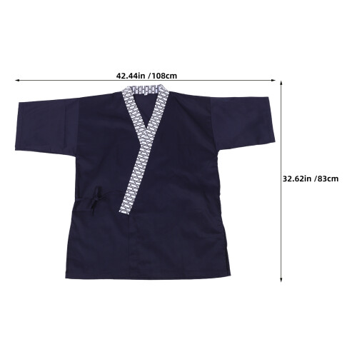Veste Chef Kimono Cuisine Japonaise Durable 2