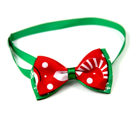 16Pcs Green Pet Costume Bow Ties Adjustable Durable Collars 2