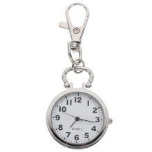 2Pcs Silver Doctor Nurse Watch Large Screen Zinc Alloy Pocket Watch