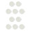 10Pcs Round Cake Mat Assorted Color Portable Cake Serving Tray 5