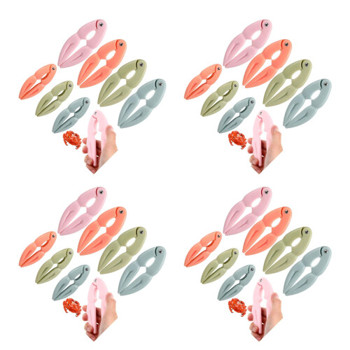 32Pcs Multi Plastic Crab Leg Crackers Manual Nutcrackers for Seafood 2