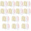 42Pcs Travel Friendly Microfiber Makeup Cleaning Pads Assorted 3