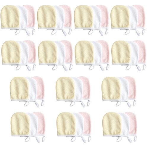42Pcs Assorted Color Facial Cleansing Pads Makeup Removal Tools 2