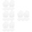 20Pcs Silver Acrylic Irregular DIY Mirror Sheets for Makeup 9