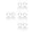 8Pcs Clear Acrylic Eyeshadow Stamper and Palette Repair Makeup Tools 4