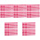 Rosy Under Eye Stickers PVC Writable Baseball 3