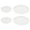 16Pcs Stethoscope Diaphragm Accessories PVC Dual Use White Replacement 3