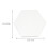 20Pcs Hexagonal Acrylic DIY Boards Clear Decorative Handmade Sheets 10