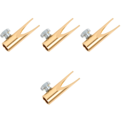 4Pcs Golden Makeup Pencil Sharpener Compact Manual Eyebrow Sharpener 2