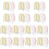 42Pcs Travel Friendly Microfiber Makeup Cleaning Pads Assorted 2
