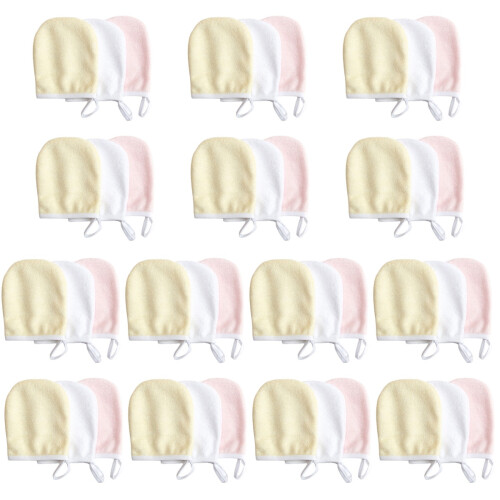 42Pcs Assorted Color Facial Cleansing Pads Makeup Removal Tools 1