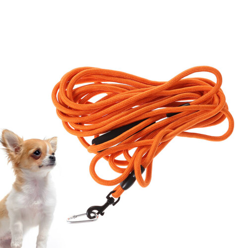 3Pcs Orange Dog Traction Strap Durable Pet Pulling Rope for Training 1